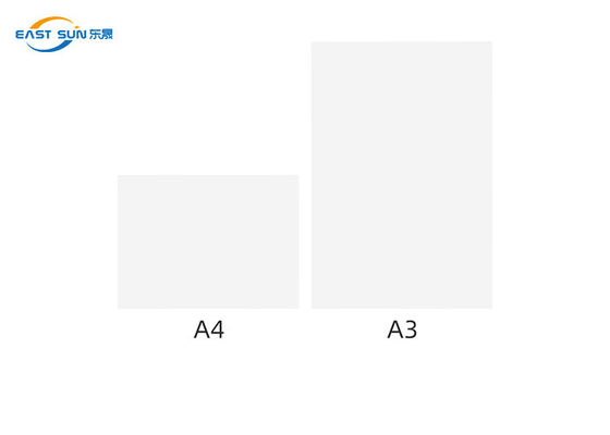 良い価格 75ミクロンDTFのプリント用フィルム単一の味方された無光沢ペット フィルム ロールスロイス オンライン